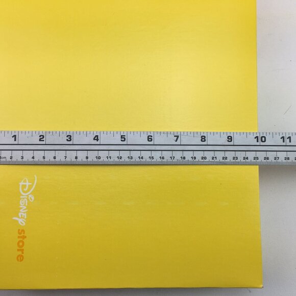 Vintage 90s Disney Store Mickey Pluto Donald Goofy Yellow Shopping Gift Box - Picture 5 of 10